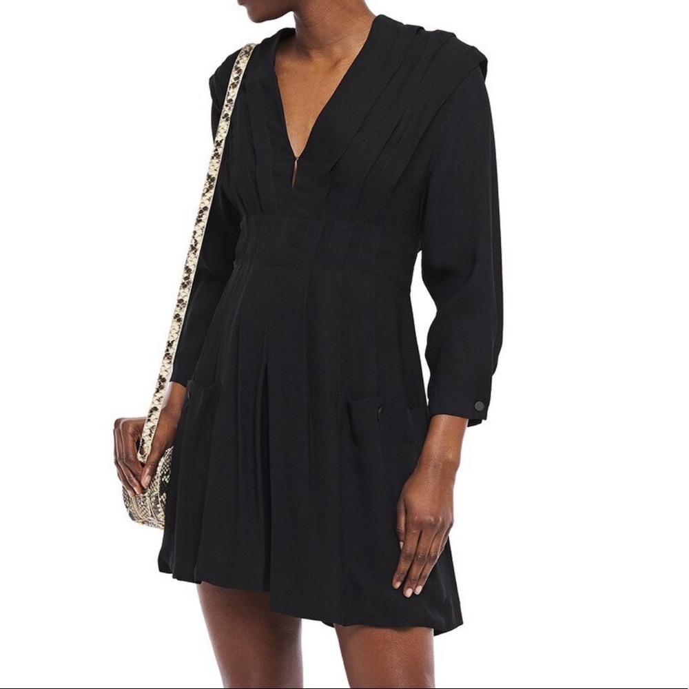 Sandro Paris Black Milene Dress